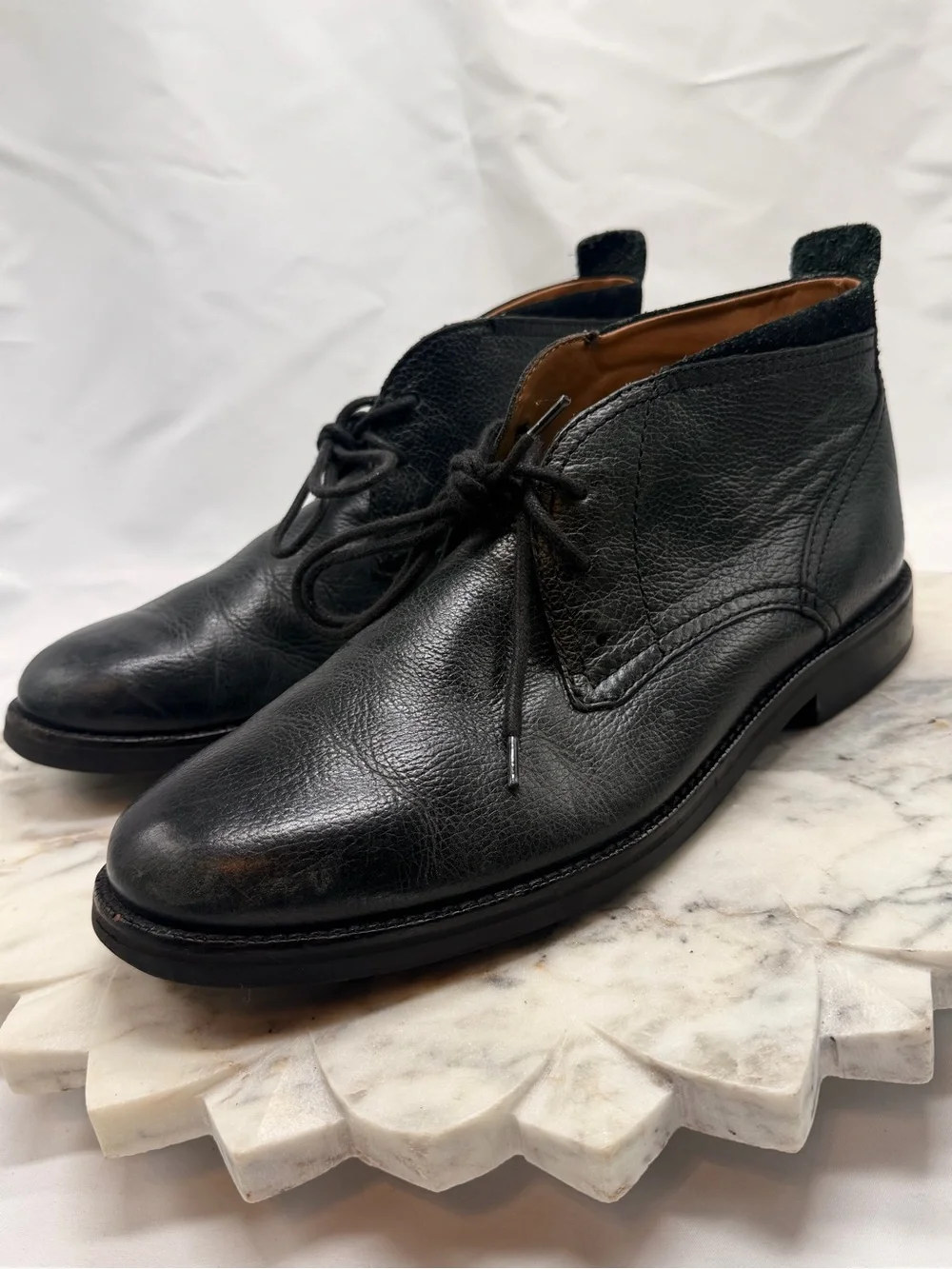 Cole Haan Men's Ogden Stitch Black Leather Chukka Boot C24524 Size  10M Classic